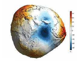 ▲水资源尽失的地球模型